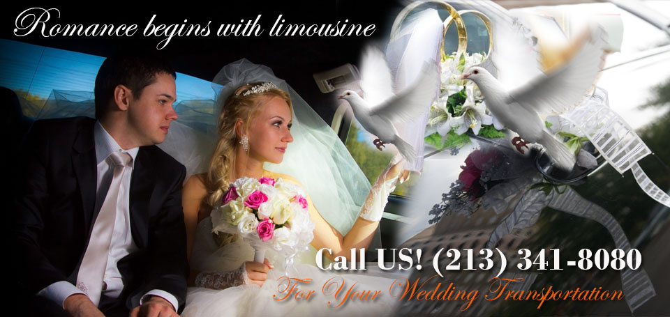 Los Angeles wedding Limousine