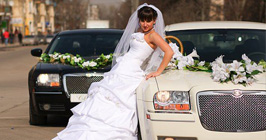 Los Angeles wedding limo